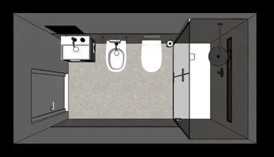 pianta bagno 